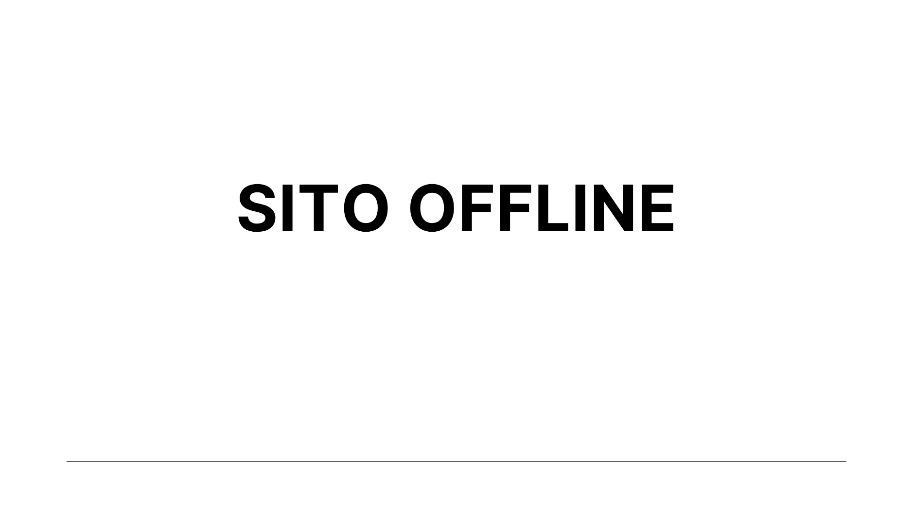 Sito Offline